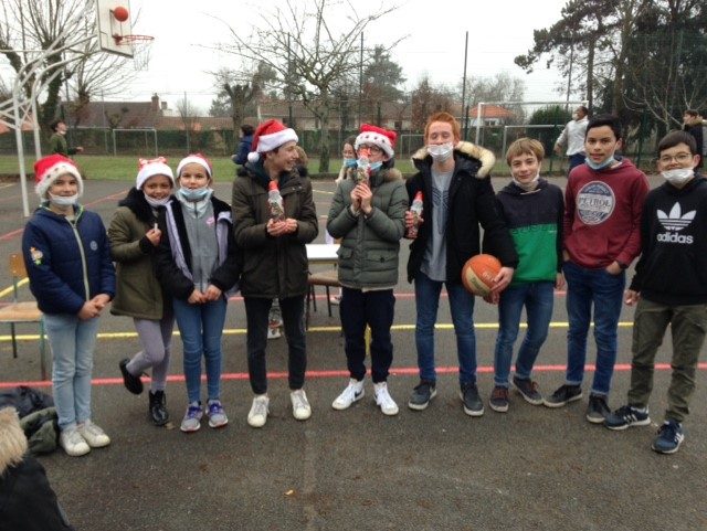 AS Basket : finalistes concours tirs de Noël