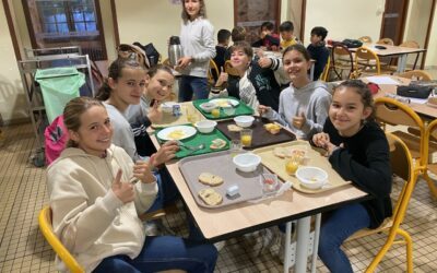 Un petit déjeuner équilibré pour les 6èmes sport-santé !