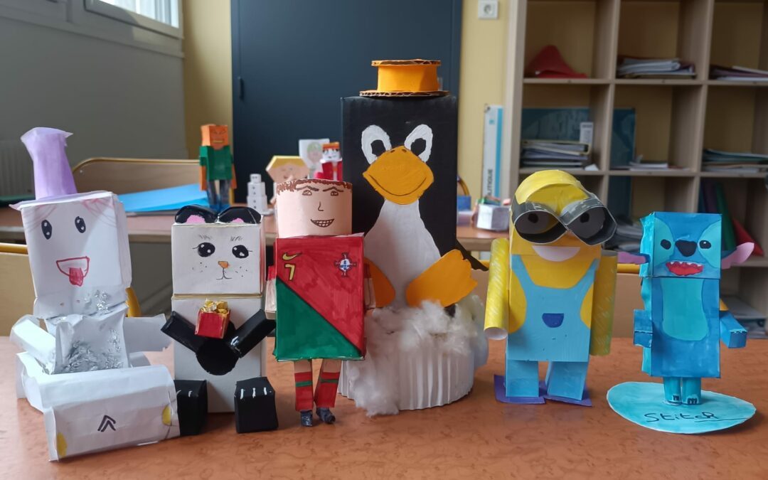 Maths 5ème : paper toys !